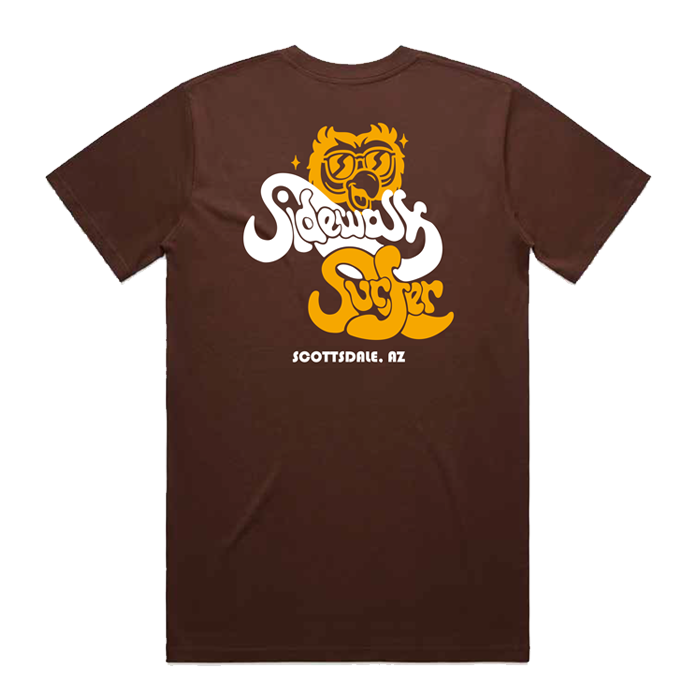 Night Owl x Sidewalk Surfer • Groovy Shirt Maroon