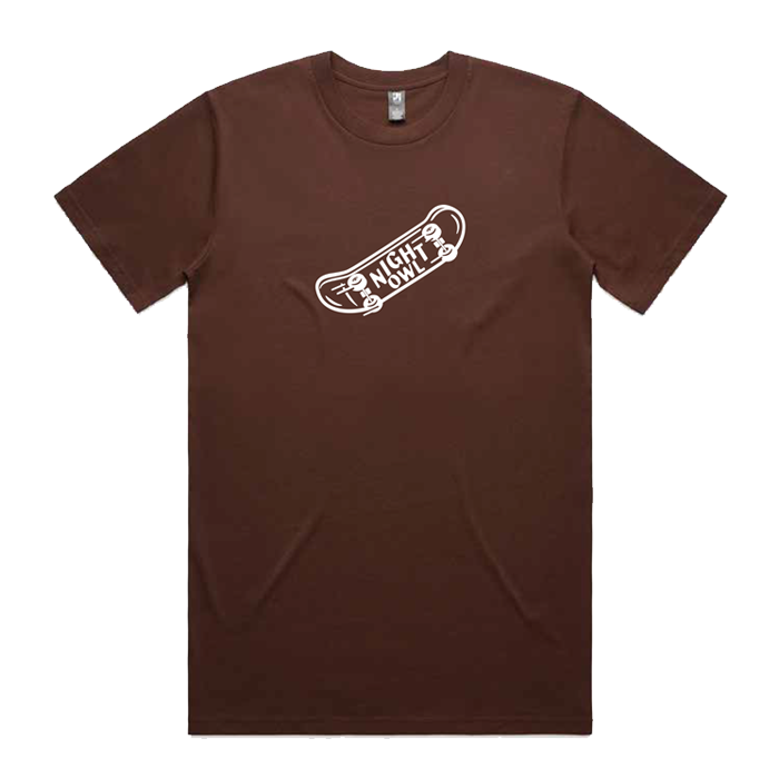 Night Owl x Sidewalk Surfer • Groovy Shirt Maroon