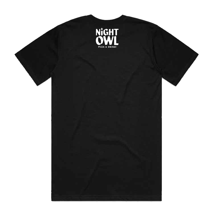 Night Owl x Sidewalk Surfer • OWL Sunglasses Shirt Black